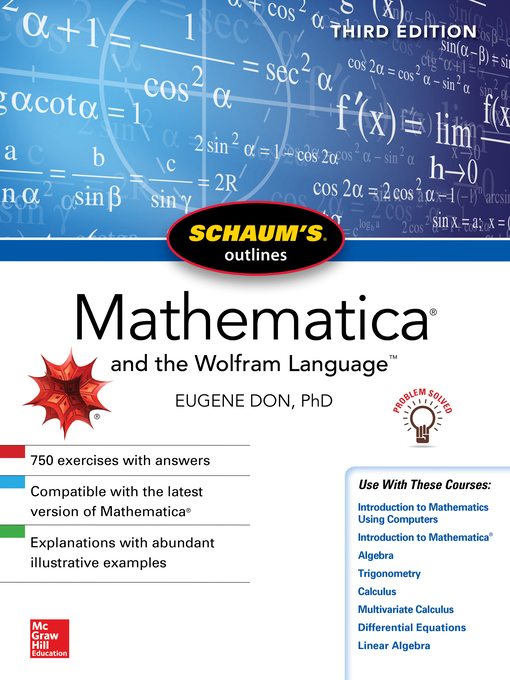Imagen de portada para Schaum's Outline of Mathematica